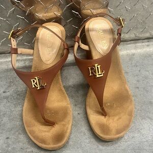 Ralph Lauren Women's Jeannie Wedge Sandal
